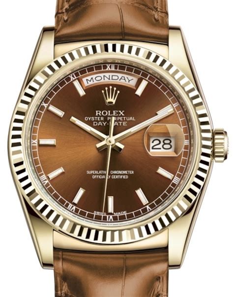 36mm rolex day date gold|rolex day date chart.